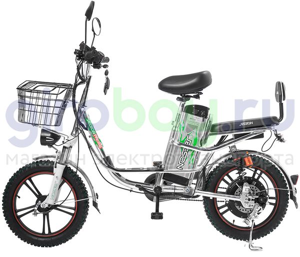 Электровелосипед Jetson Pro Max Ultra Plus Silver (60V/21Ah) 2024 года фото №2