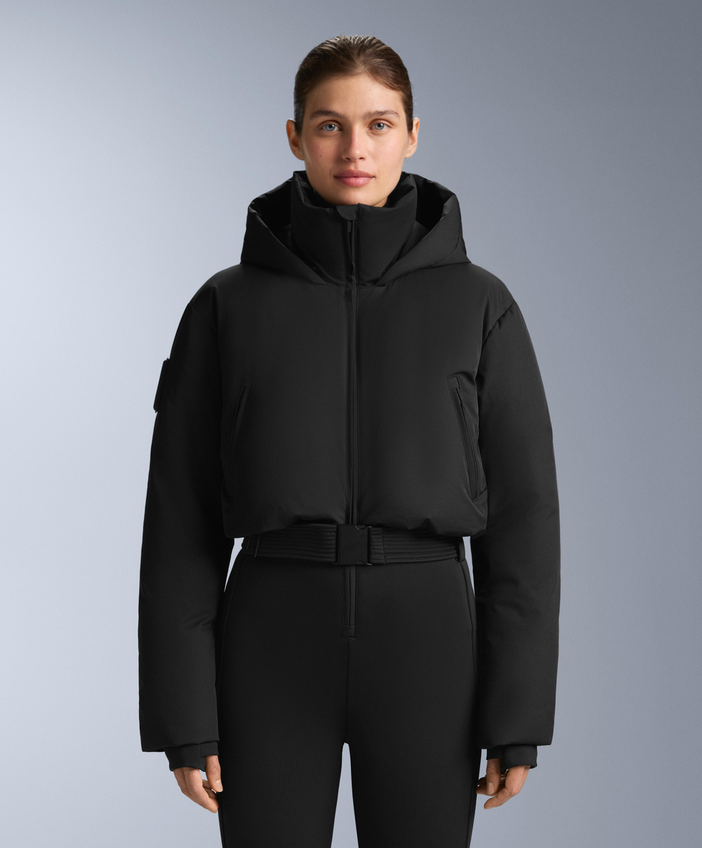 Oysho Водостойкий утепленный лыжный комбинезон с пухом MINARDI PIUME SKI, черный