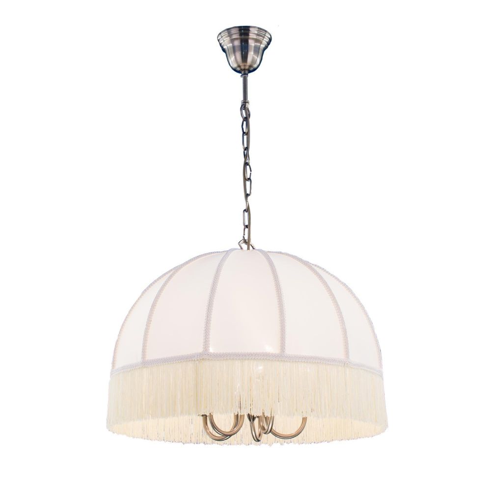 Citilux Базель CL407151 Люстра подвесная с бежевым абажуром