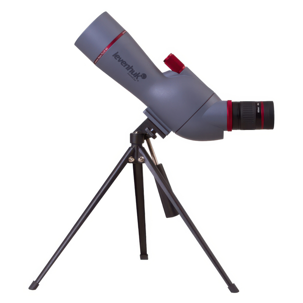 Зрительная труба Levenhuk Blaze PLUS 60 — Металлический шестиэлементный съёмный окуляр