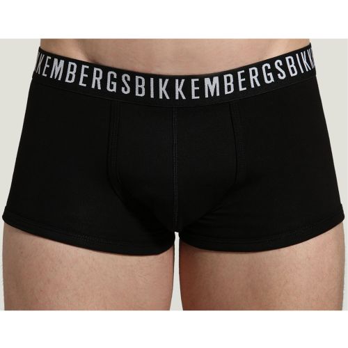 Мужские трусы хипсы черные набор 2 в 1 Bikkembergs CLASSIC BKK1UTR02BI/2 Мужские трусы хипсы черные набор 2 в 1 Bikkembergs CLASSIC BKK1UTR02BI/2