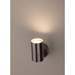 Светильник декоративный настенный ЭРА WL15 под лампу MR16 GU10 IP54 хром для интерьера и фасадов зданий | Настенная подсветка