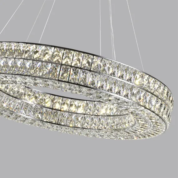 4927/85L L-VISION ODL24 583 хром/металл/хрусталь Люстра LED 85W 4000K 5074Лм PANTA