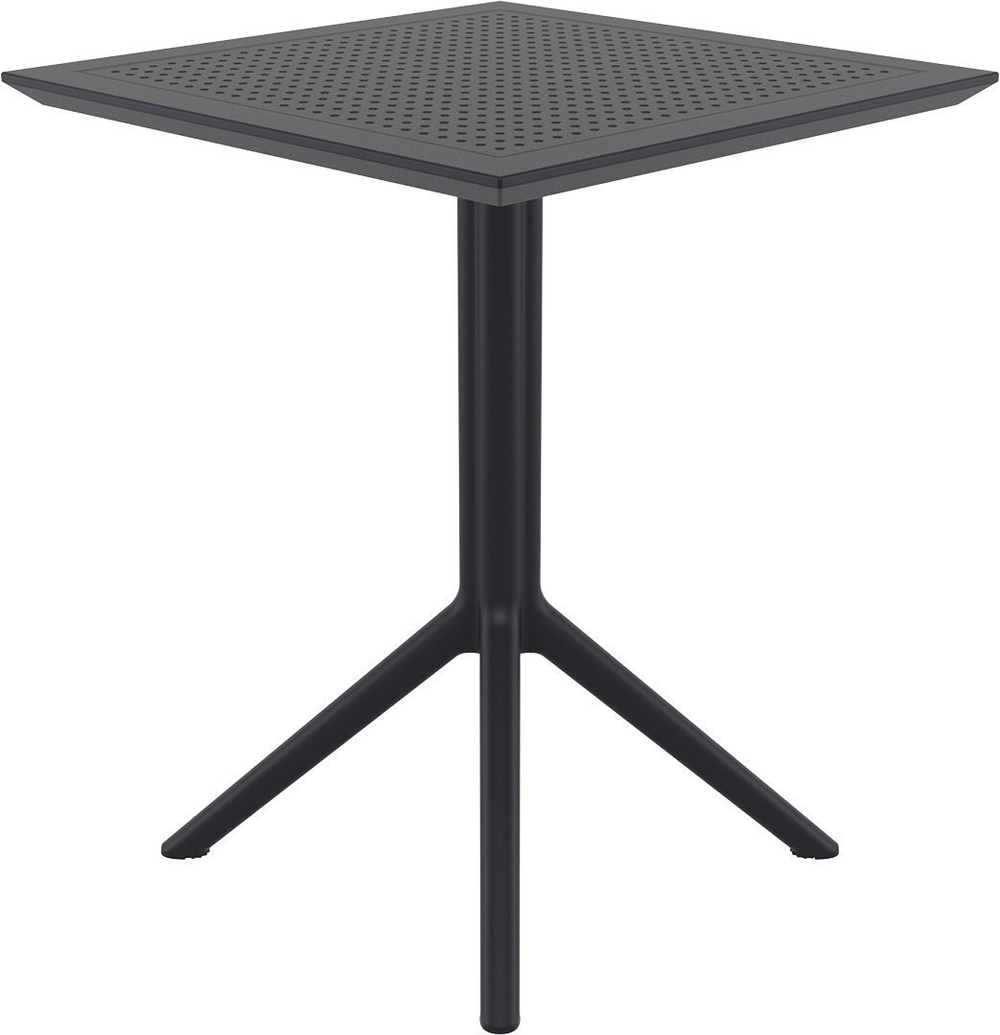 Комплект пластиковой мебели Siesta Contract Sky Folding 60 Carmen, черный