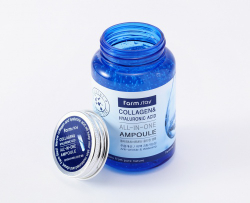 FarmStay Сыворотка с коллагеном Collagen & hyaluronic acid all-in-one ampoule