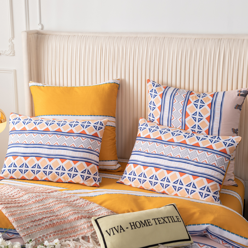 Комплект постельного белья Люкс Сатин 100% хлопок на резинке AR297