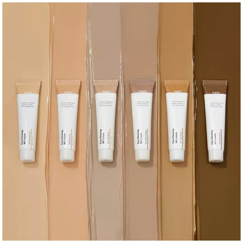 BB-крем для чувствительной кожи с экстрактом центеллы Purito Cica Clearing BB Cream — тон 13