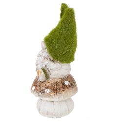 GAEM Фигурка декоративная "Гном на грибе", L8,5 W8,5 H20 см