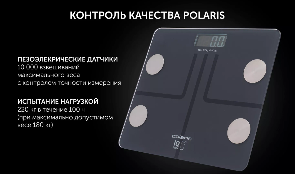 Весы напольные POLARIS PWS 1839 IQ Home Синий