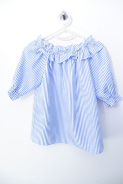 Блузка летняя в полоску 44 размер