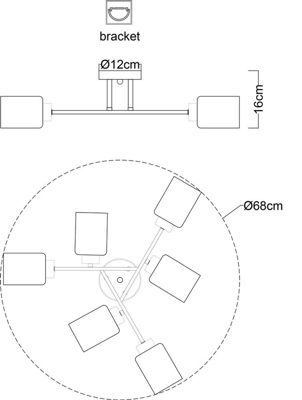 Потолочная люстра Arte Lamp