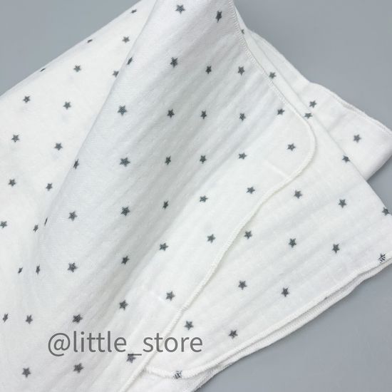 Пеленка "Звезды" 2-хслойная муслиновая, 82х90