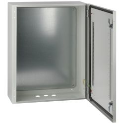 Корпус металлический ЭРА OPTIMA ЩМП-65.50.22 (650х500х220) IP54 У2 серый | Корпуса металлические с монтажной панелью
