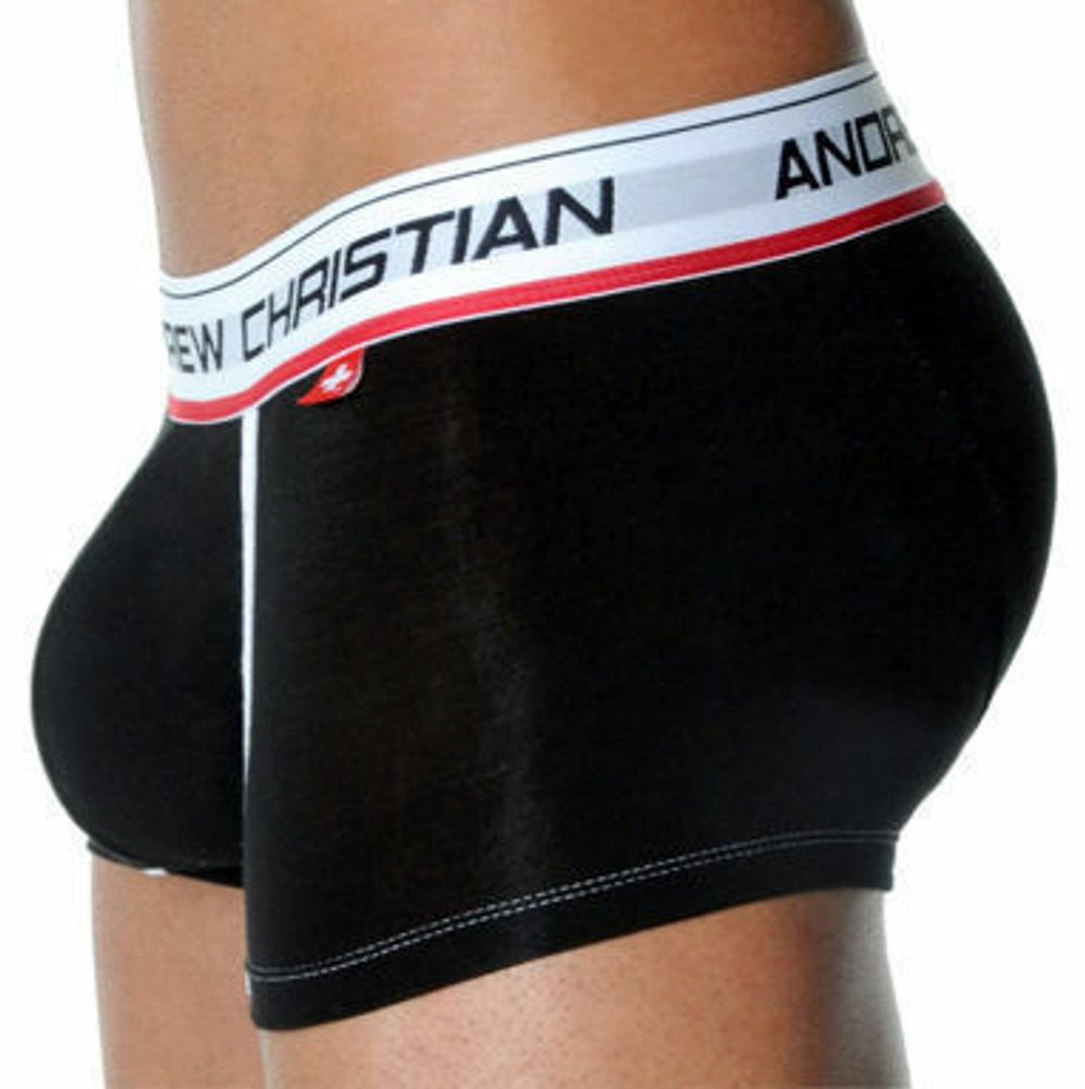 Мужские трусы хипсы черные Andrew Christian CoolFlex Boxer Show-It Black