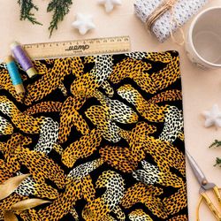 Ткань премиум таффета африканская фантазия