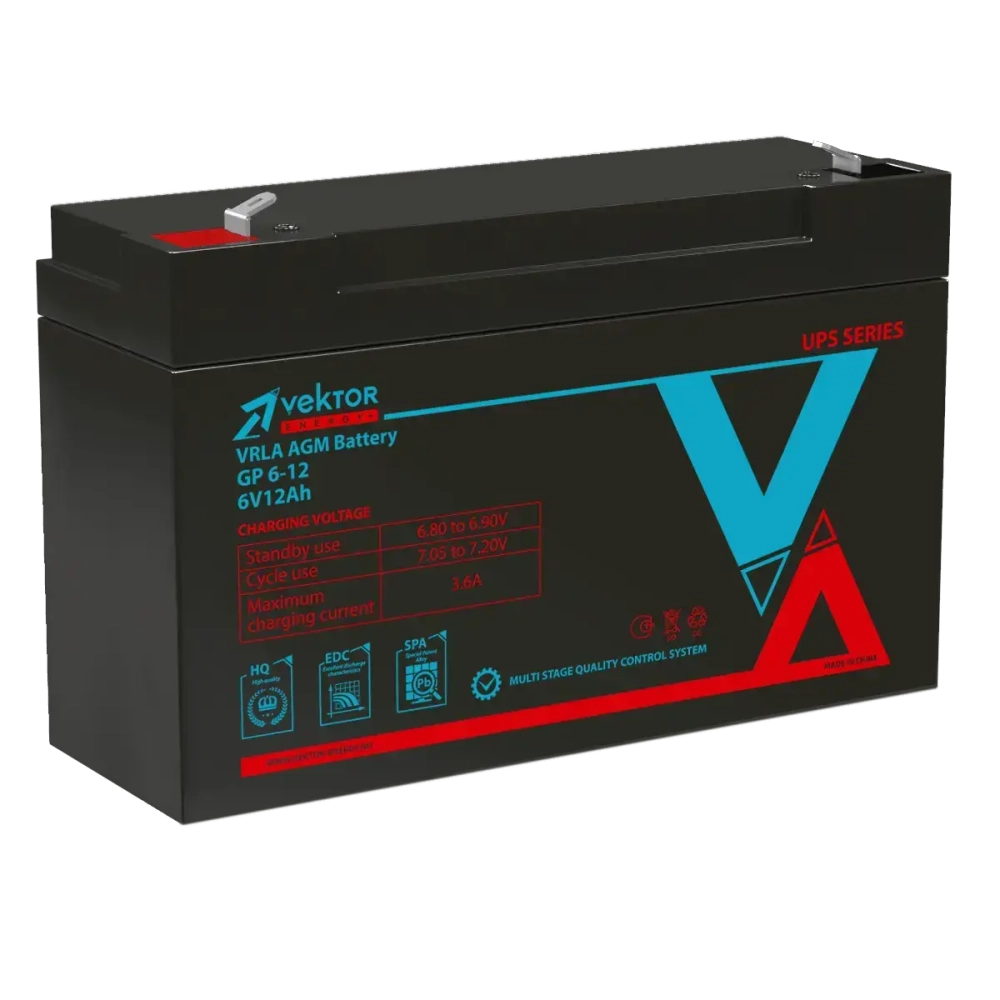 Аккумуляторная батарея Vektor Energy GP 6-12