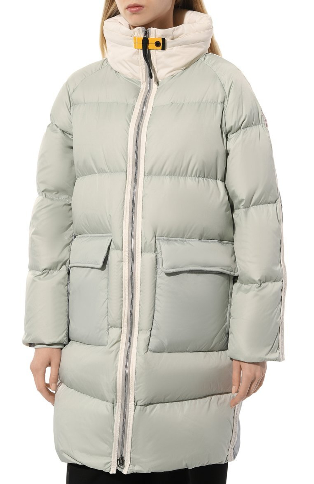 Пальто жен. PARAJUMPERS JADA 002 лёд с голубым