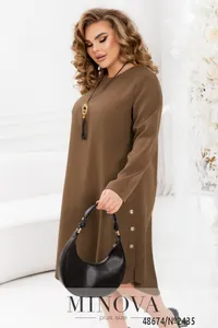 Платье 2435-мокко Minova