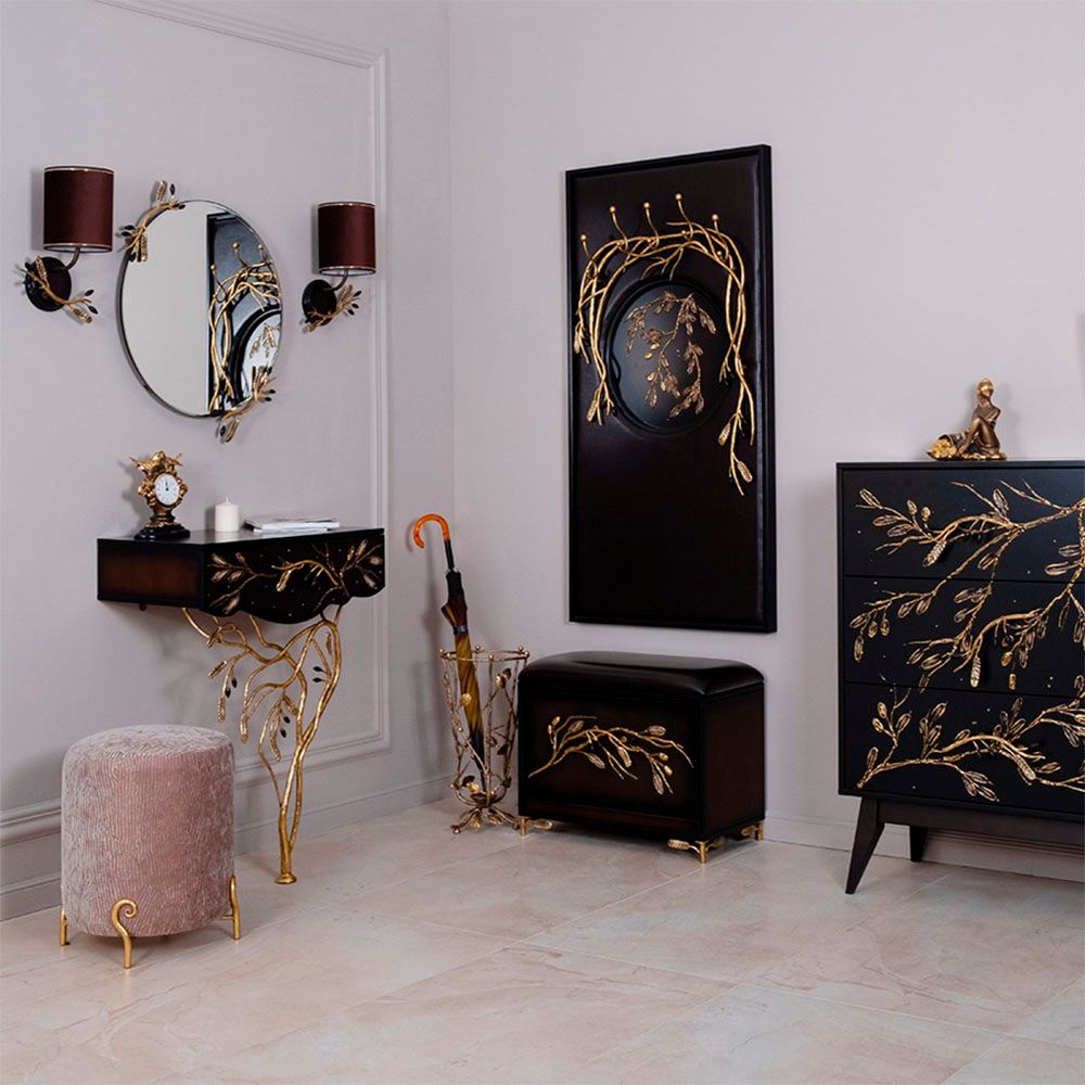 Вешалка настенная Oliva Branch (Олива Бранч) Каштан Амбер