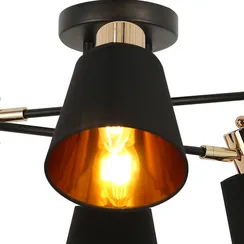 IL6116-6COU-79 BK GD Abelie светильник потолочный