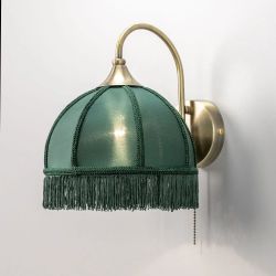 Citilux Базель CL407312 Бра с зелёным абажуром и выключателем