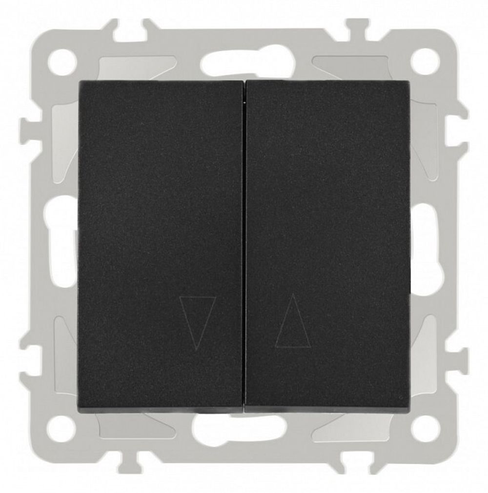Выключатель для жалюзи без рамки Arte Milano 206 206.38-2.black