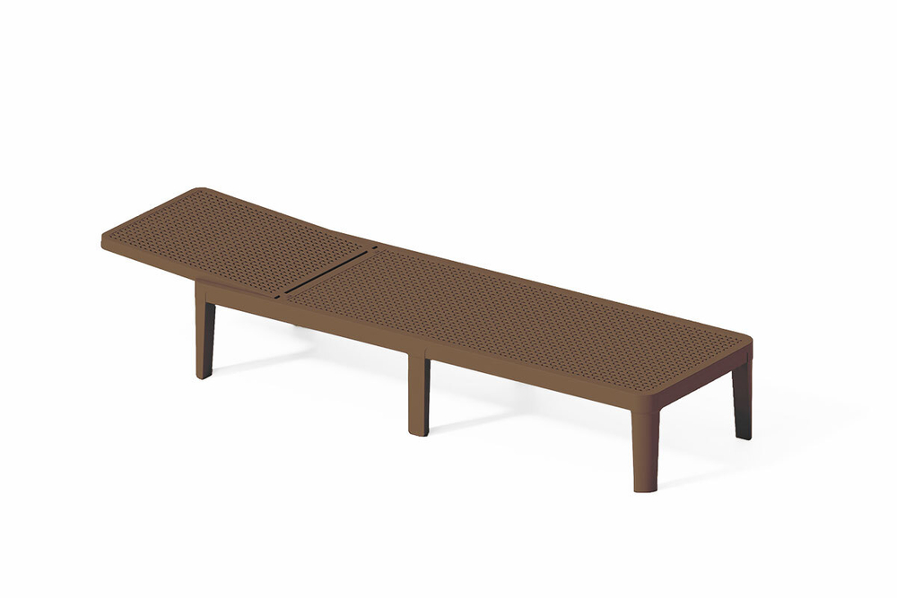 Шезлонг Tweet compact, коричневый