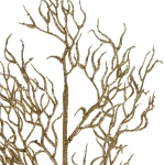 Ветка хвойная «Зимняя свежесть» 67 см, Золото