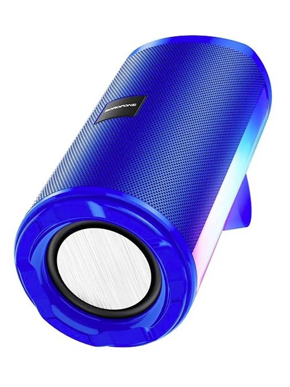 Портативная колонка Borofone BR5 с RGB подсветкой / Bluetooth 5.0 / AUX / USB / IPX5 / FM Radio