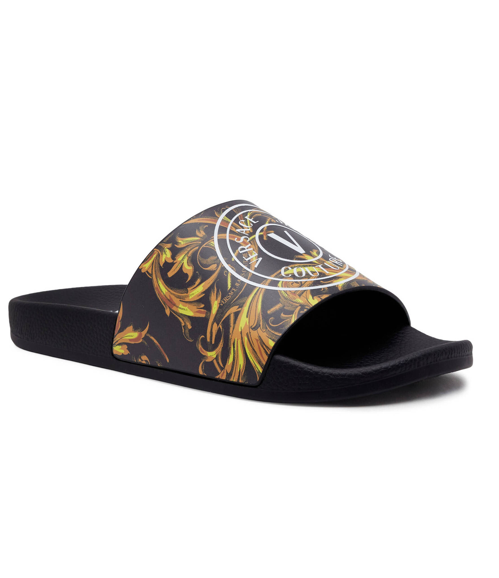 Шлепанцы Versace Jeans Couture - черный(76YA3SQ3ZS198)