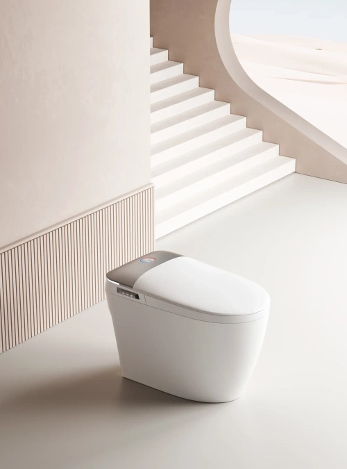 Унитаз ERSILIA Smart напольный с дистанционным управлением Ceruttispa CT10616 (680x400x470)