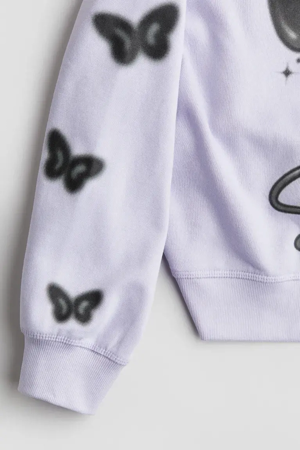 H&M Толстовка с принтом, сиреневый