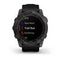 Умные часы Garmin Fenix 7X Sapphire Solar титановый угольно-серый DLC с силиконовым ремешком
