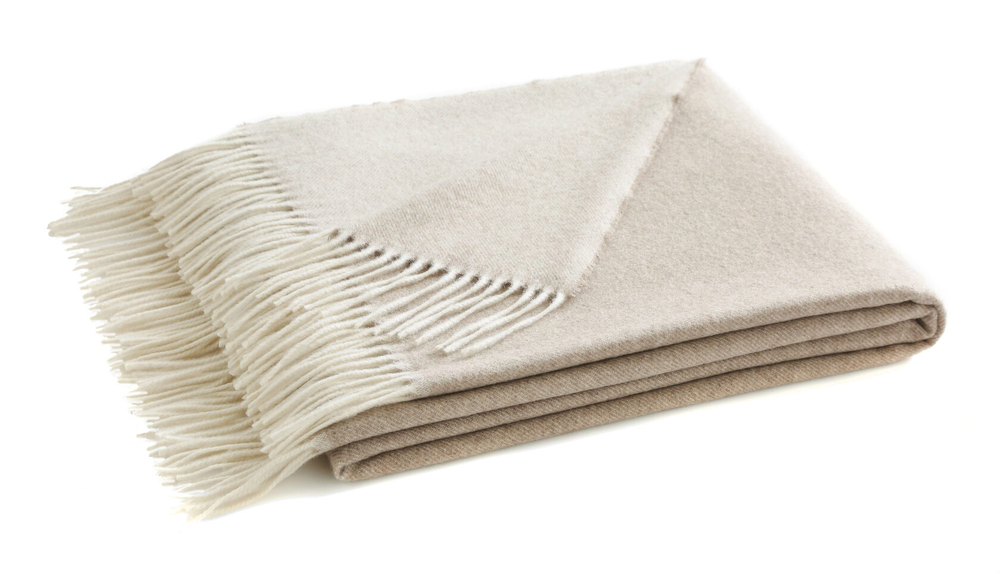 Плед Himalaya Blanc des Vosges 130x180 Бежевый