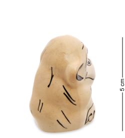 ГЛ- 856 Фигурка «Обезьянка Кеша» (Гжельский фарфор)