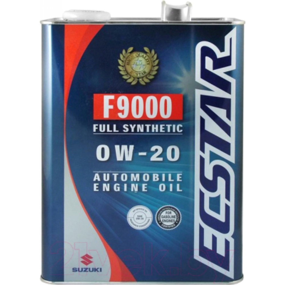 Моторное масло SUZUKI Ecstar F9000 0W-20, Синтетическое 4 л