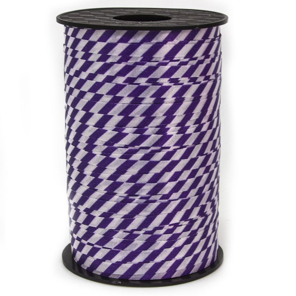 Лента (0,5 см*250 м) Диагонали, Фиолетовый, 1 шт.