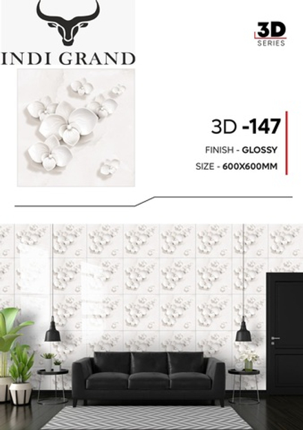 Керамогранит 3D 60х60 glossy-147