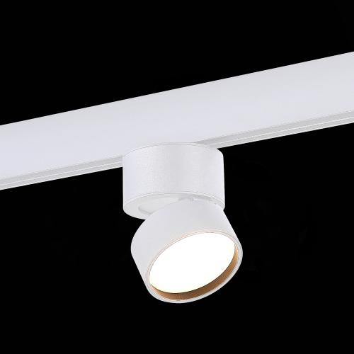 ST809.536.09 Магнитный трековый светильник Белый LED 1*9W 3000K 550Lm Ra&gt;90 120° IP20 D85xH126 48V