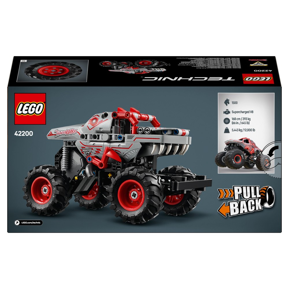 Конструктор LEGO Technic Monster Jam ThunderROARus 42200 с механизмом pull-back — фото 4