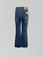 Джинсы LTBI 202 однотонные клеш от колена со стрейчем