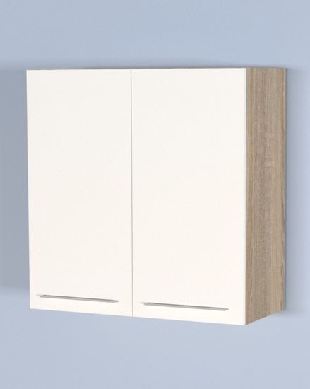 дуб сонома / белый