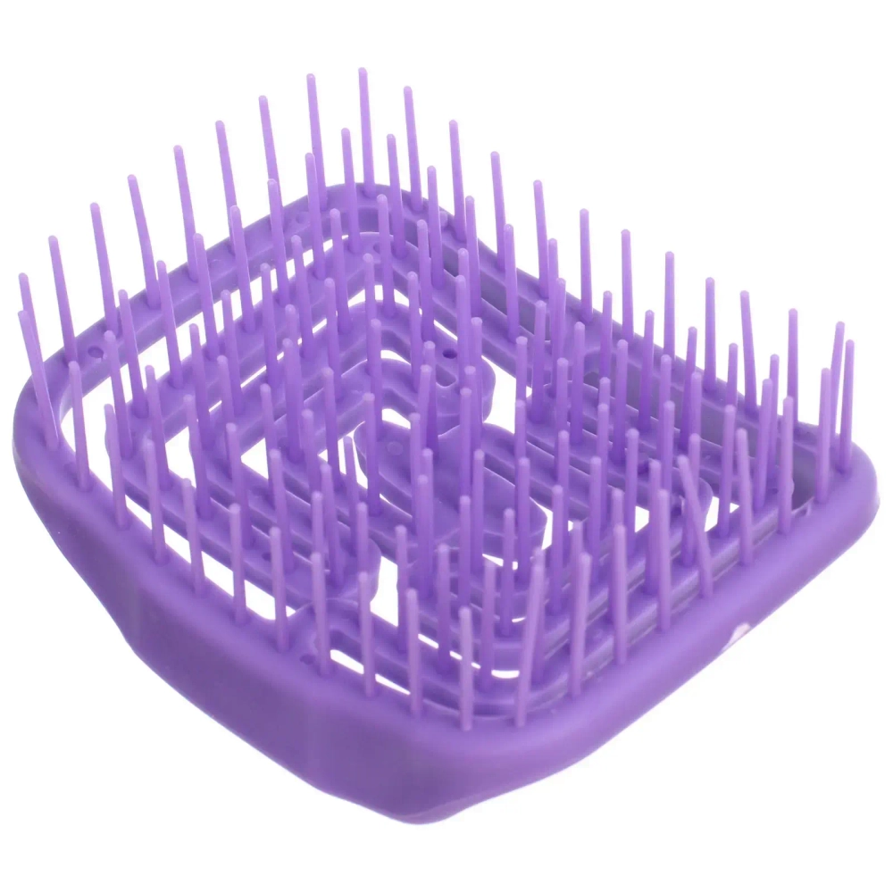 Расческа массажная компактная «Сosmo style», цвет фиолетовый, 9*8,см , в пластиковой коробке