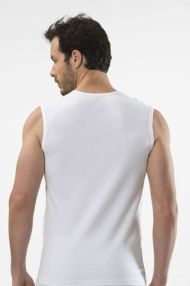 Футболка мужская с круглым вырезом без рукавов