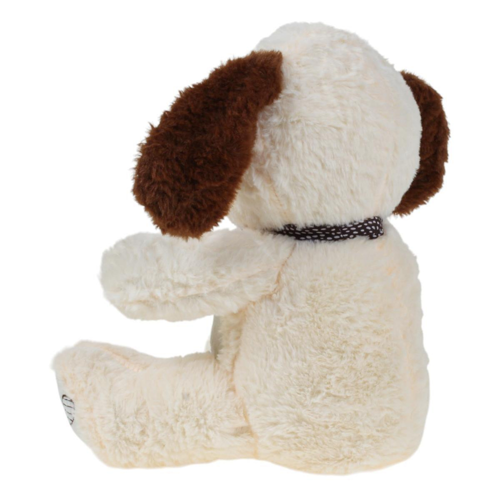 Собака с бантом и вышивкой "DOG" 20x33x25см. (Hand)