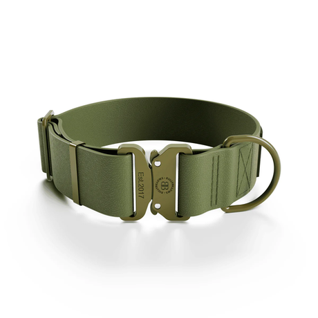 Ошейник Billowthane Combat KHAKI 5 см BullyBillows
