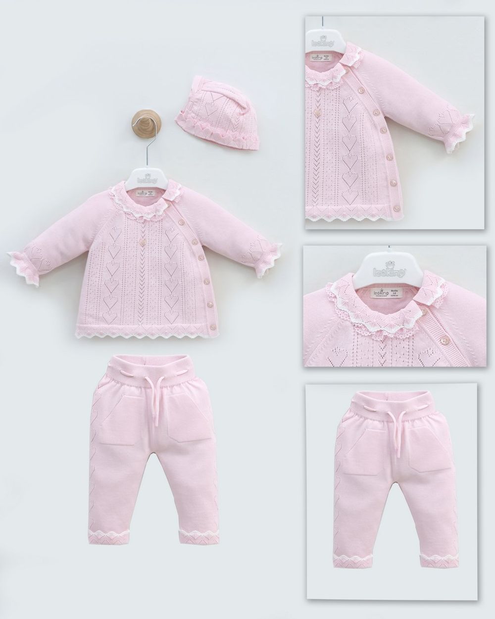 кофта с брюками и шапочкой