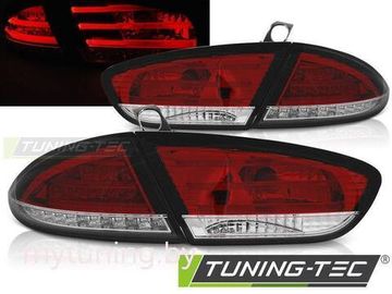 Задние фонари для Seat Leon II 1P1 (09-13) LED Red Crystal