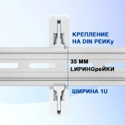 Трехфазный измеритель напряжения переменного тока 60 В-450 В на Din-рейке, Мини-модульный вольтметр, Индикатор датчика, светодиодный цифровой дисплей, детектор TONGOU