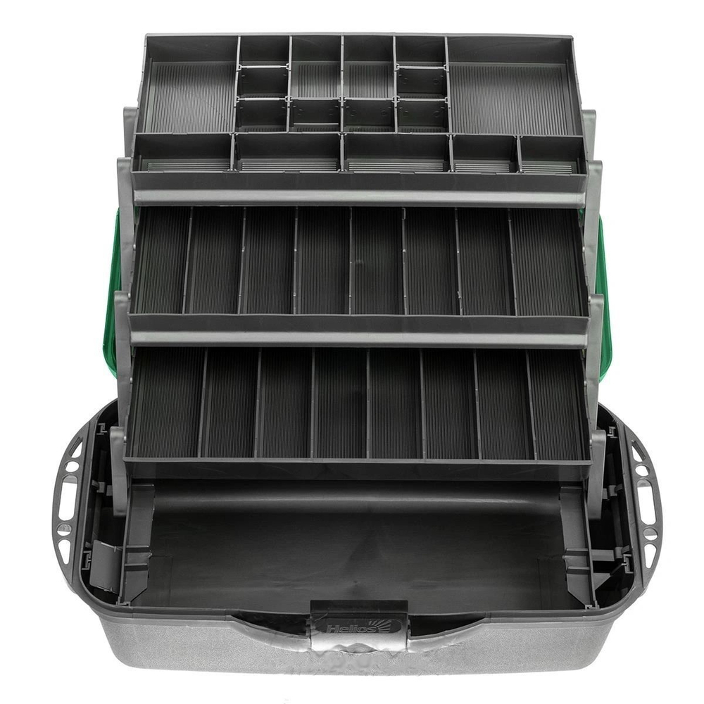 Ящик для инструментов Helios трехполочный зеленый (T-HS-3TTB-G)